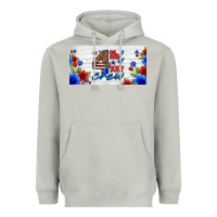 Moon Dust floral 4th of july crew license plate Heavyweight Hoodie - HRA Design Shop