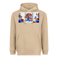 Mushroom floral 4th of july crew license plate Heavyweight Hoodie - HRA Design Shop