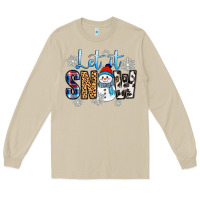 Mushroom let it snow Long Sleeve Tee - Zillion Design Studio