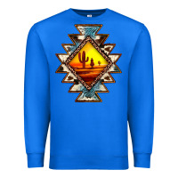 True Royal cowhide leopard sunset aztec Premium Sweatshirt - JahusDesignShop