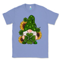 Colony Blue st patricks day shamrock gnomes  sunflowers Classic Tee - RanaPortraitStore