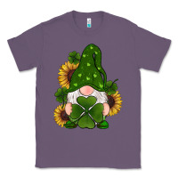 Lavender st patricks day shamrock gnomes  sunflowers Classic Tee - RanaPortraitStore