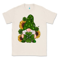 Natural st patricks day shamrock gnomes  sunflowers Classic Tee - RanaPortraitStore
