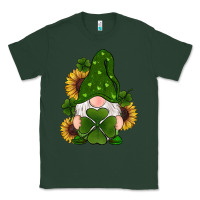 Sports Green st patricks day shamrock gnomes  sunflowers Classic Tee - RanaPortraitStore