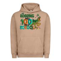 Pigment Burro roaring into 100 day of school Urban Hoodie - MaliasSmallBusiness