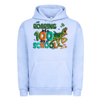 Pigment Grape Ice roaring into 100 day of school Urban Hoodie - MaliasSmallBusiness