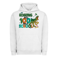 Pigment Lunar Rock roaring into 100 day of school Urban Hoodie - MaliasSmallBusiness