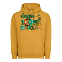 Pigment Peanut Butter roaring into 100 day of school Urban Hoodie - MaliasSmallBusiness
