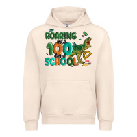 Sandshell roaring into 100 day of school Urban Hoodie - MaliasSmallBusiness
