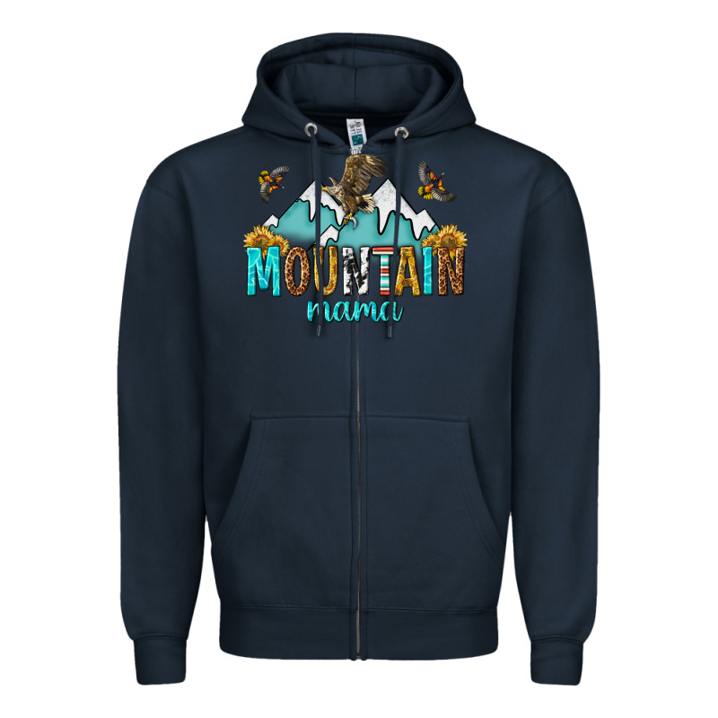 Mountain Mama Zipper Hoodie by texasbilliewilder | Teevron
