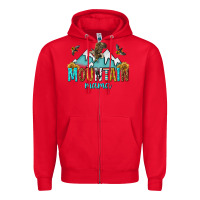 Red mountain mama Zipper Hoodie - texasbilliewilder