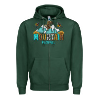 Sports Green mountain mama Zipper Hoodie - texasbilliewilder