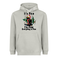 Moon Dust It's Fine I'am Fine Everything Is Fine Heavyweight Hoodie - FaDigitalArtStudio