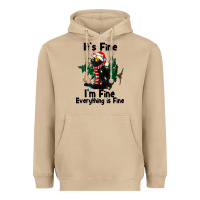 Mushroom It's Fine I'am Fine Everything Is Fine Heavyweight Hoodie - FaDigitalArtStudio