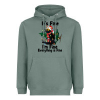 Sage It's Fine I'am Fine Everything Is Fine Heavyweight Hoodie - FaDigitalArtStudio