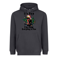 Smoke It's Fine I'am Fine Everything Is Fine Heavyweight Hoodie - FaDigitalArtStudio