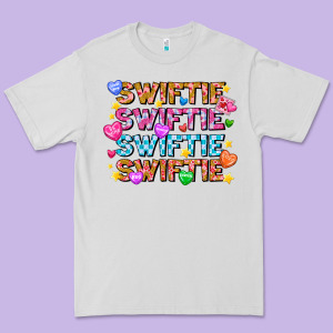 Swiftie Swiftie Valentines Premium Tee Designed By Cowhidedigitalart
