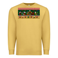 Antique Gold christmas with cross license plate Premium Sweatshirt - BundleAndBundleShop