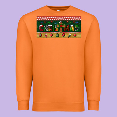 Christmas With Cross License Plate Premium Sweatshirt Designed By Bundleandbundleshop