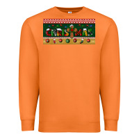 Carrot christmas with cross license plate Premium Sweatshirt - BundleAndBundleShop