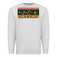 Dove Grey christmas with cross license plate Premium Sweatshirt - BundleAndBundleShop