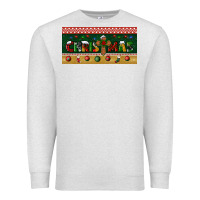 Oatmeal Heather christmas with cross license plate Premium Sweatshirt - BundleAndBundleShop