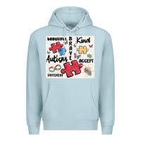 Blue Mist autism Premium Hoodie - MaliasSmallBusiness
