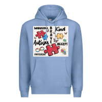 Colony Blue autism Premium Hoodie - MaliasSmallBusiness