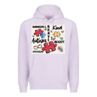 Lilac autism Premium Hoodie - MaliasSmallBusiness