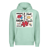 Seafoam autism Premium Hoodie - MaliasSmallBusiness