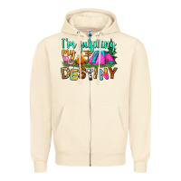 Sandshell i'm fulfilling my destiny Zipper Hoodie - Zillion Design Studio