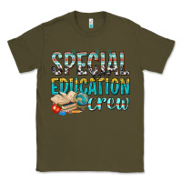 Army Green special education crew Classic Tee - texasbilliewilder