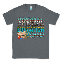 Charcoal Heather special education crew Classic Tee - texasbilliewilder