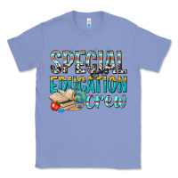 Colony Blue special education crew Classic Tee - texasbilliewilder