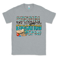Heather Grey special education crew Classic Tee - texasbilliewilder