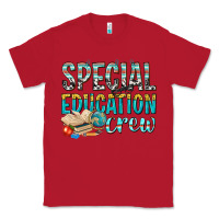 Red special education crew Classic Tee - texasbilliewilder