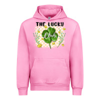 Fuchsia Pink the lucky club Urban Hoodie - MaliasSmallBusiness