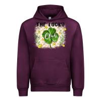 Mauve Wine the lucky club Urban Hoodie - MaliasSmallBusiness