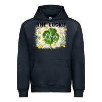 Navy the lucky club Urban Hoodie - MaliasSmallBusiness