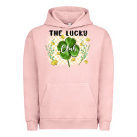 Pigment Salmon the lucky club Urban Hoodie - MaliasSmallBusiness