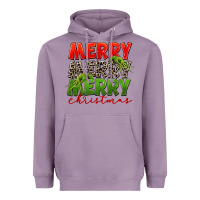 Lavender Merry christmas Heavyweight Hoodie - FaDigitalArtStudio