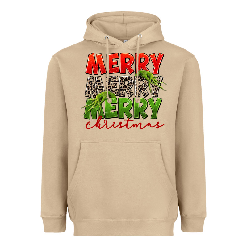Merry Christmas Heavyweight Hoodie by FaDigitalArtStudio | Teevron