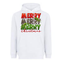 White Merry christmas Heavyweight Hoodie - FaDigitalArtStudio
