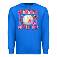True Royal in october we wear pink volleyball Premium Sweatshirt - AdoDesignShop