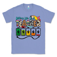 Colony Blue battery life of a teacher Classic Tee - Zillion Design Studio