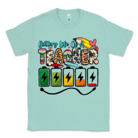 Seafoam battery life of a teacher Classic Tee - Zillion Design Studio