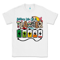 White battery life of a teacher Classic Tee - Zillion Design Studio