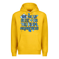 Lemon we wear blue for autism awareness Premium Hoodie - MaliasSmallBusiness