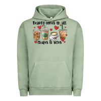 Pigment Oil Green beauty comes in all shapes and sizes coffee Urban Hoodie - MaliasSmallBusiness