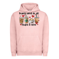 Pigment Salmon beauty comes in all shapes and sizes coffee Urban Hoodie - MaliasSmallBusiness